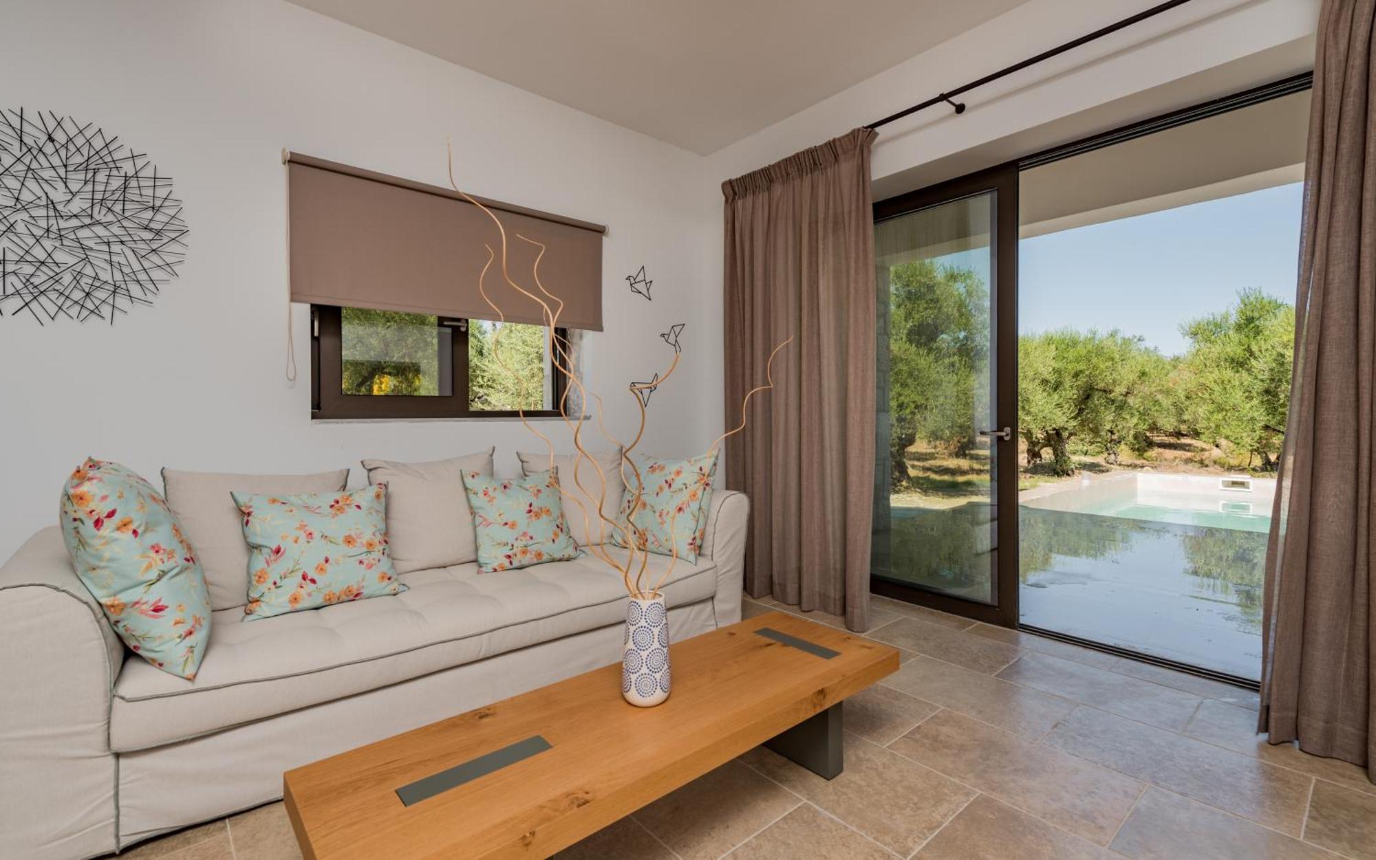 Astarte Villas - Petra Elia Private Villa with Pool Plános Exterior foto
