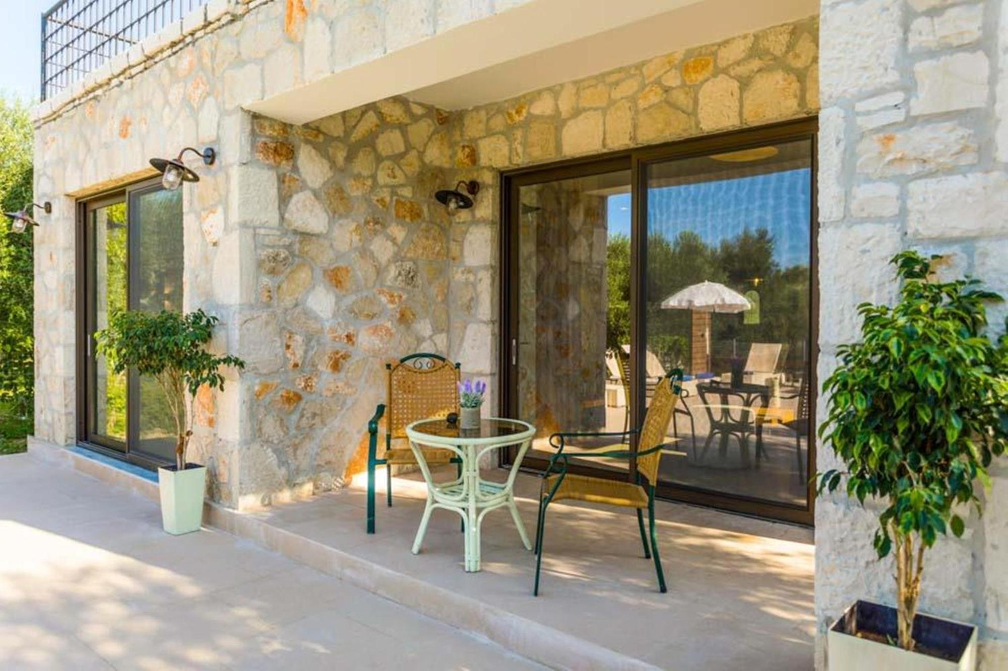 Astarte Villas - Petra Elia Private Villa with Pool Plános Exterior foto